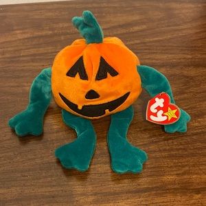 💜 5/$16 💜 NWT 1998 Pumkin Beanie Baby
